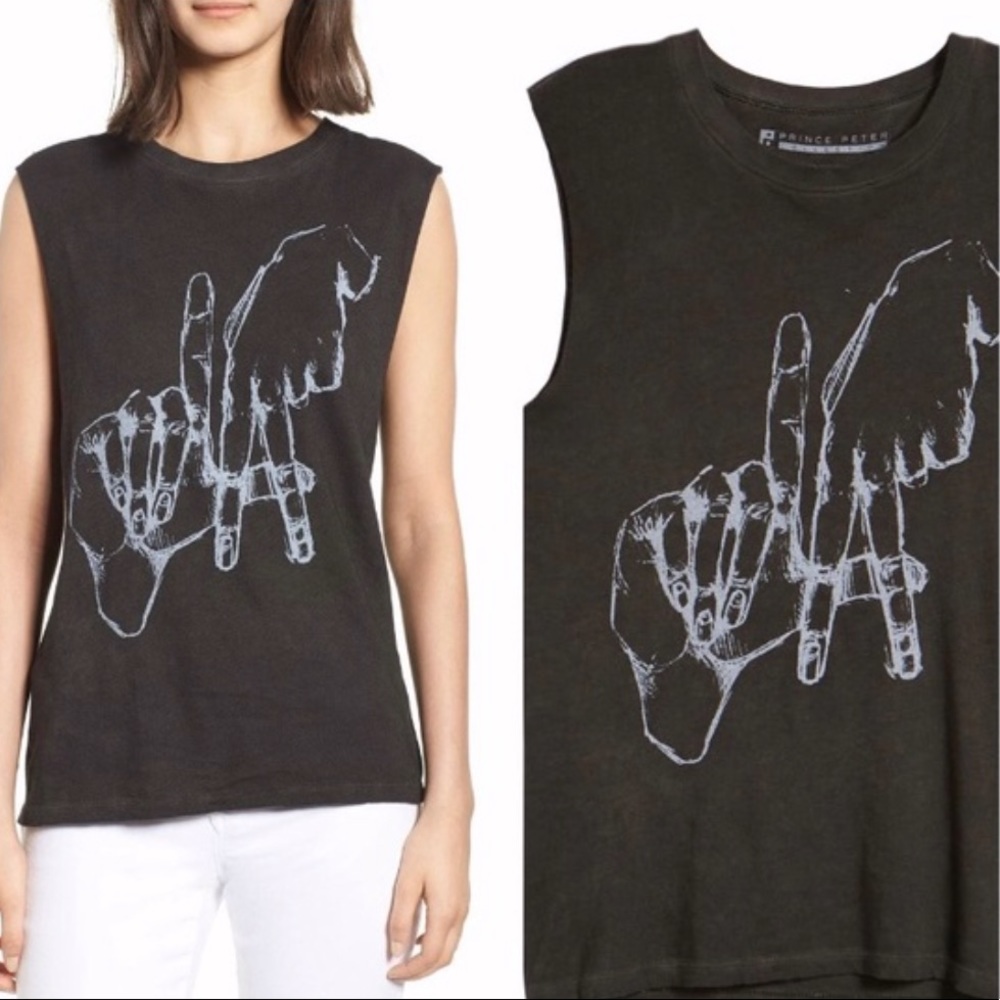 Prince Peter LA Hand Tee - Medium - NWOT